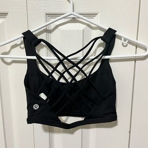 Black Lululemon Sports Bra